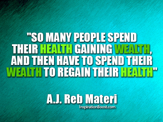 Health and wealth