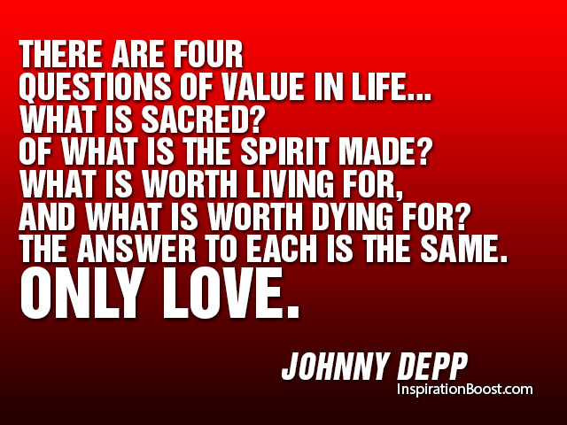 johnny depp love quotes