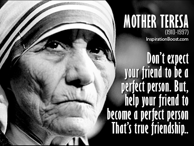 Mother-Teresa-Friendship-Quotes | Inspiration Boost