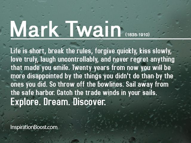 Mark Twain Inspirational Quotes. QuotesGram