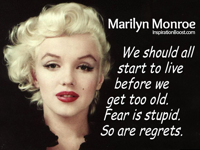 Marilyn Monroe Live Quotes | Inspiration Boost